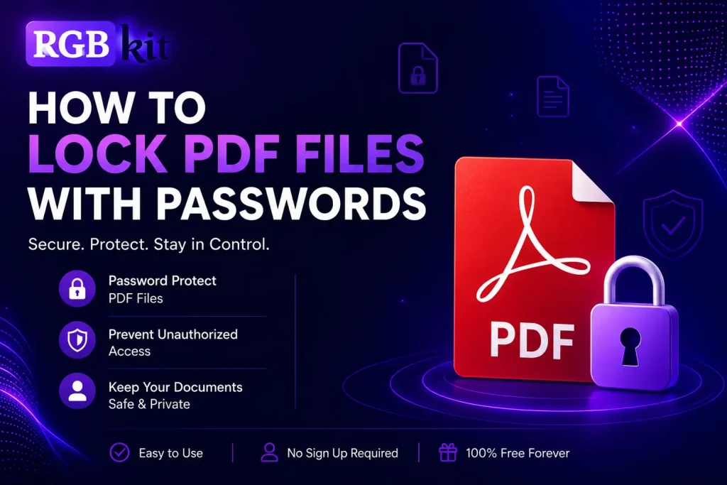 How to Lock PDF Files with Passwords