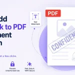 Add Watermark to PDF