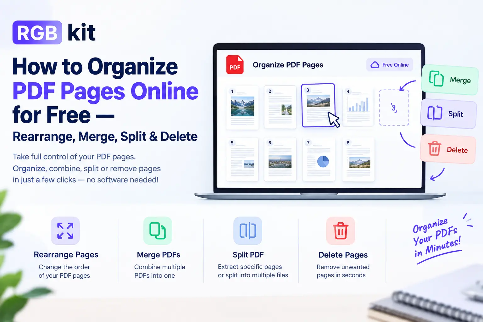 organize PDF pages