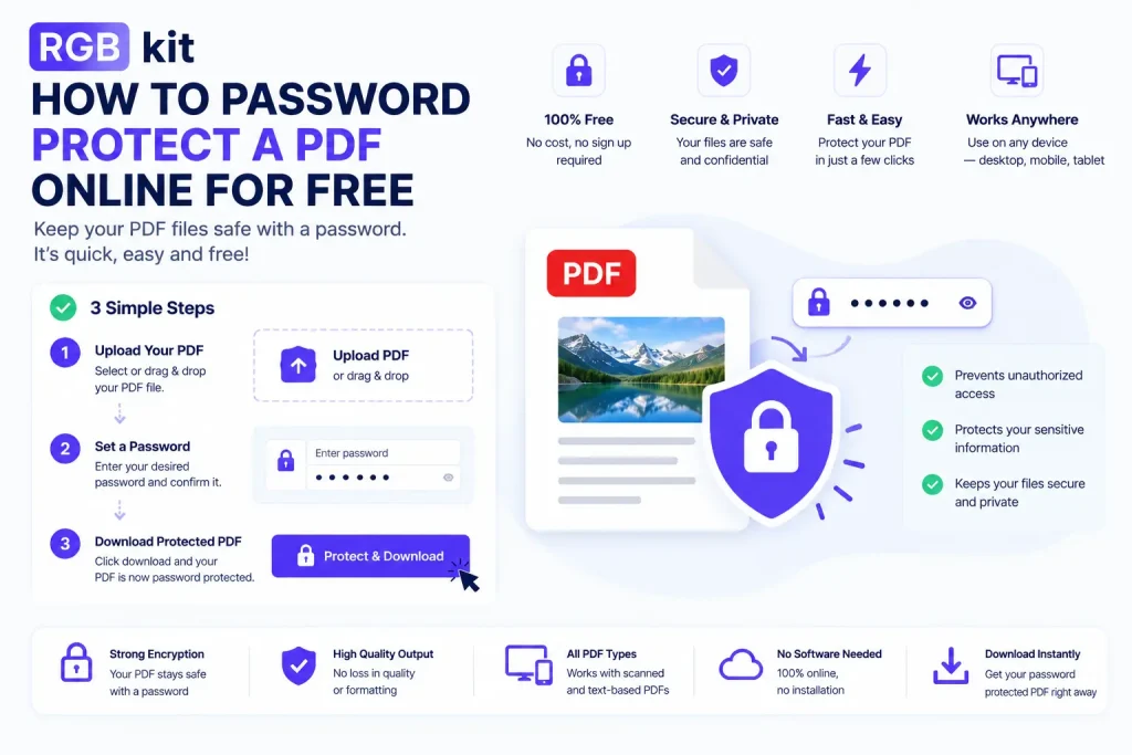 password protect PDF